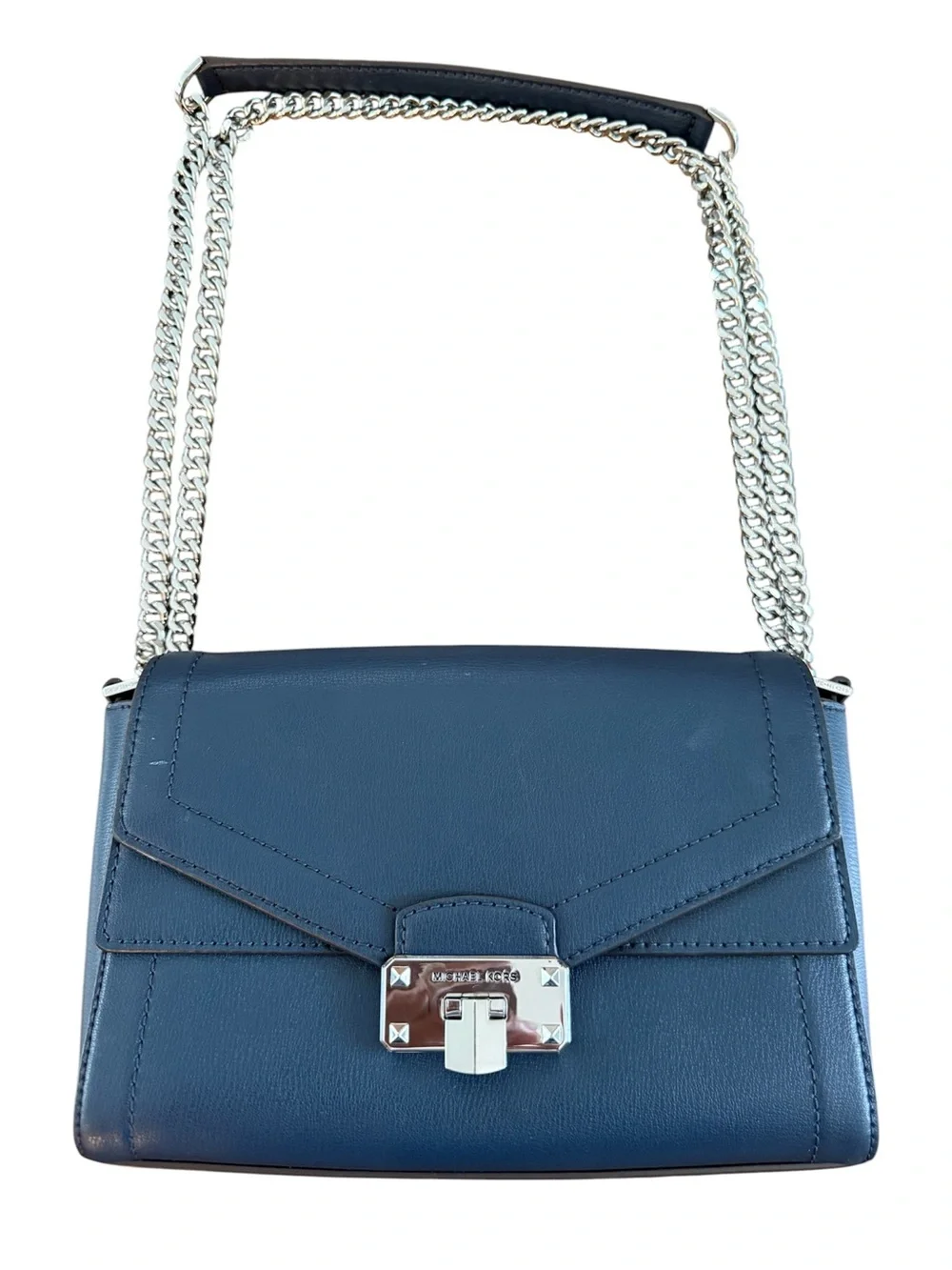 Michael Kors Kingsley Bag in Navy Leather
